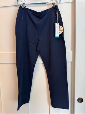 Tail Navy Straight-Leg Trousers